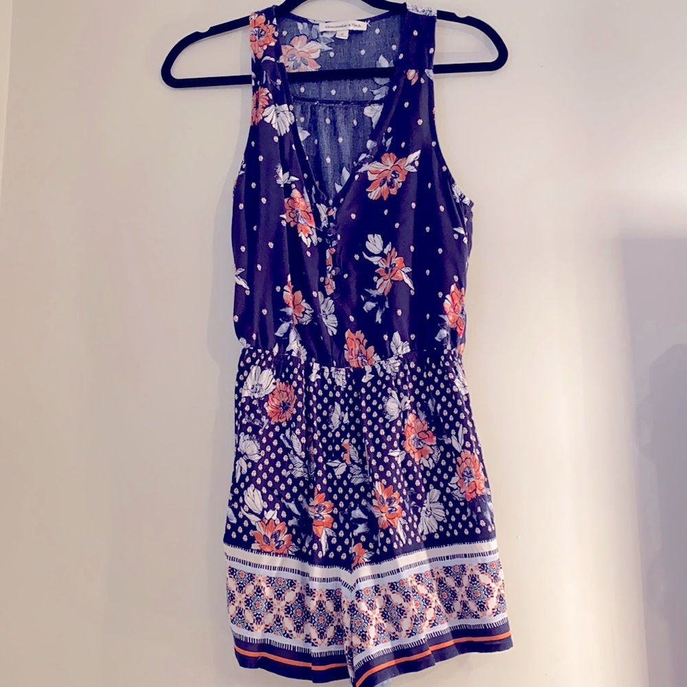 Abercrombie & Fitch Floral Romper